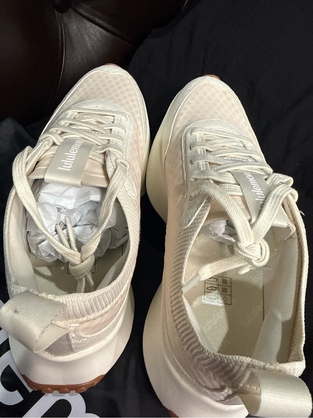 Lululemon CrossCity Sneaker Women’s Size 9 Cream Ivory Walking Shoes EU 41 - Picture 6 of 11